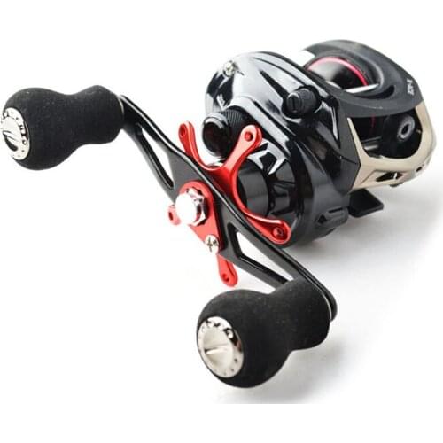 Bait Cast Fishing Reel Lure Baitcasting Reel High Speed 14+1BB Wheels Left Right Hand Saltwater Max Drag 8kg 6.4:1 Fishing tool