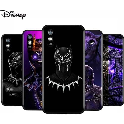 Silicone Cover Marvel Black Panther For Xiaomi Redmi 9 9T 9C 8 7 6 Pro 9AT 9A 8A 7A 6A S2 5 5A 4X GO Phone Case