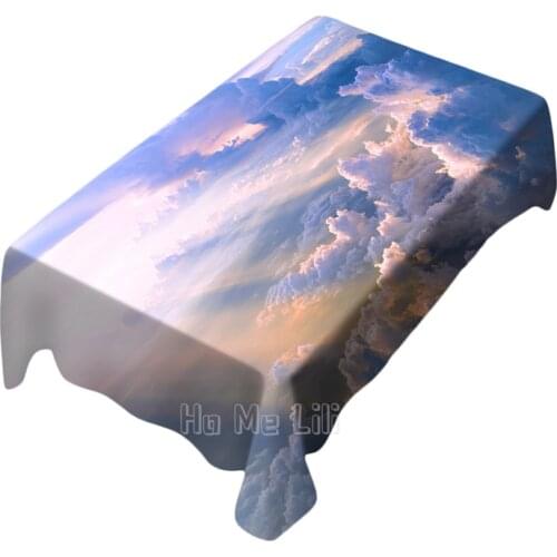 Sun Rays Sky Tablecover Indoor And Outdoor Art Decoration