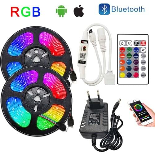 WiFi LED Strips 20 m 15 m Bluetooth LED Lights for room 5 m 10 m 12v LED Lights RGB Diode Tape Flexible Ribbon Lamp