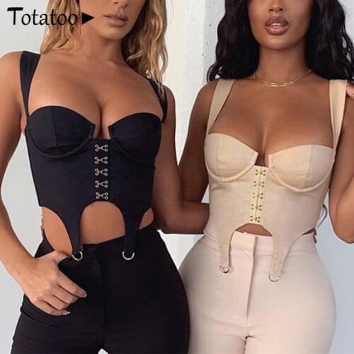 Totatoop Women's Cropped Tank Tops