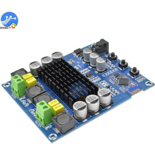 TPA3116D2 Audio Bluetooth Amplifier Board Dual-channel DC12-24V 2X120W High Power Stereo Sound Board 2*120W Digital Amplifer