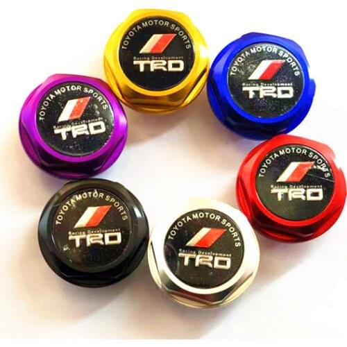 TRD Racing Aluminum Engine Oil Filler Cap Oil Tank Cover 37.0mm For Toyot