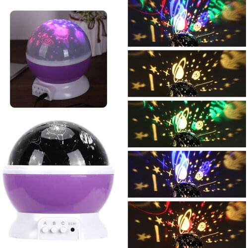 Universe Night Lamp, Rotating Cosmos Projector Light Bedroom Decorations, Glow in The Dark Projection Lights for Kids Birthday