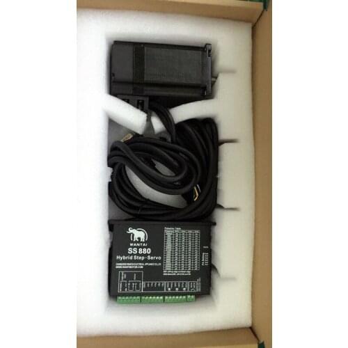 EU US FREE! Wantai 4-Lead Nema34 easy servo motor closed loop86HBM80-1000-1 6A 900N-cm(1270oz-in) &driver 8.2A SS880