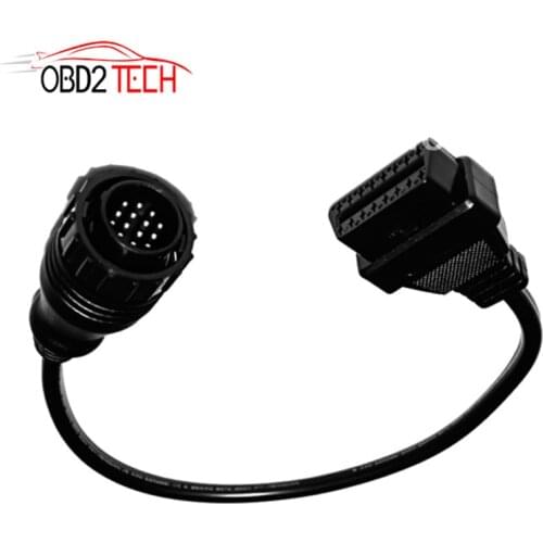 MB 14Pin Male to OBD OBD2 OBDII DLC 16 Pin 16Pin Female Car Diagnostic Tool Adapter Sprinter 14 pin for Mercedes