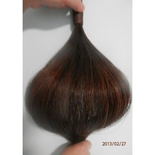 5 pieces Mixed dark Brown Horse Show Tail Hair Extension 70-76cm 170grams