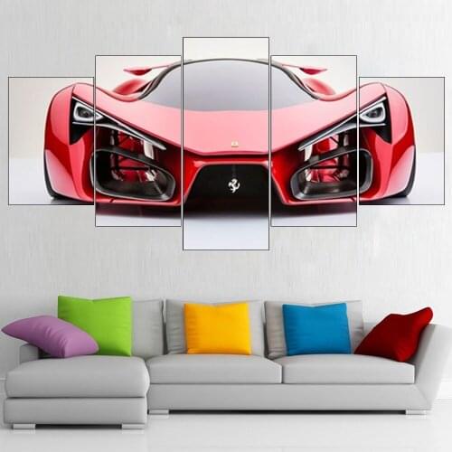3D DIY Diamond painting,living room/bedroom decoration,diamond mosaic picture,"barbosking"car,red,Unfinished Diamond Embroidery