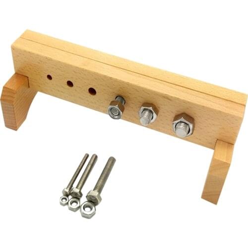Wooden Montessori Screw Driver Board Toddlers Educational Toys Preschool