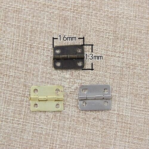 Jewelry Wooden Box Vintage Small Hinge for Printing Antique DIY Accessories Small Box Packaging Retro Fittings