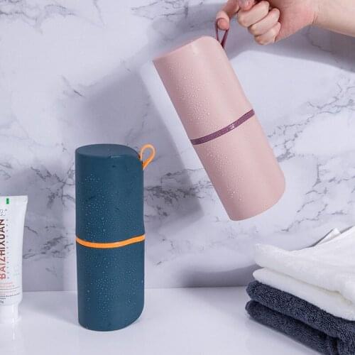 Travel toothbrush storage box set portable toothbrush cup travel wash cup brushing cup mouthwash cup