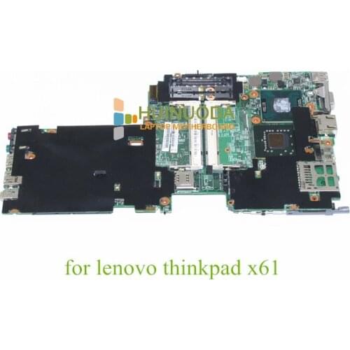 NOKOTION FRU 42W7770 Laptop Motherboard For Lenovo X61 ThinkPad Mian Board 48.4B401.011 T7300 2.0 Ghz CPU DDR2