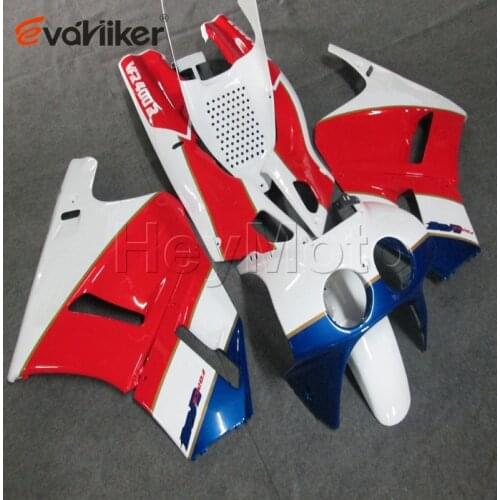 Motorcycle cowl for VFR400R NC30 1989 1990 1991 1992 1993 red white ABS Plastic motorcycle fairing