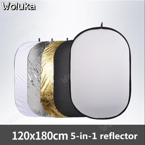 Oval 5-in-1 Reflector Photographic Folding Portable Reflector Filling Equipment Soft Plate CD50 T08