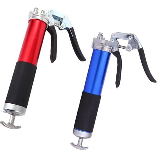 Portable High Pressure 10000 PSI 400cc Hand Lever Grease Gun Greasing Injection With Hose for Automobile Machine Tool