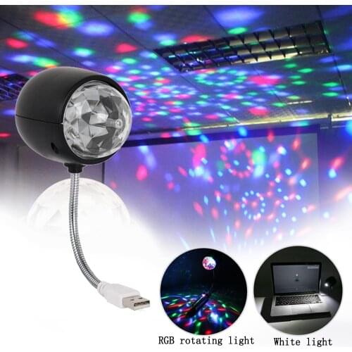 Éclairage Led USB Dj Magic Ball Light Iluminación Portatil Disco Bombilla Stage Bal Magische Decoracion Fiesta Night Veilleuse