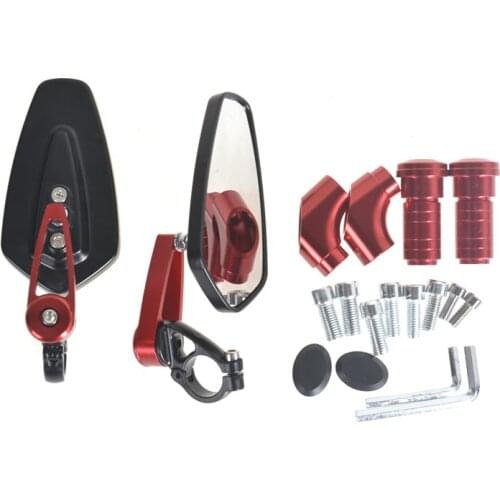 Refits Universal Aluminum Alloy Scooter Rearview Mirror for Niu n u m Series for Super Soco Cu