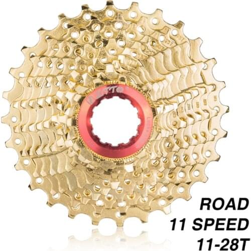 ZTTO Road 11 Speed 11-28T Gold Road Bike Cassette 11s 11v Sprocket ZTTO k7 28T Golden Freewheel For Force UT 105 Rival