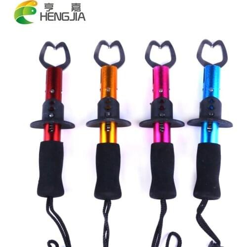 HENGJIA 1Pcs 17cm Spring Scale Fishing Lipper Gripper Lip Grip Fish Grip Trigger Grip Fishing Tackle Set