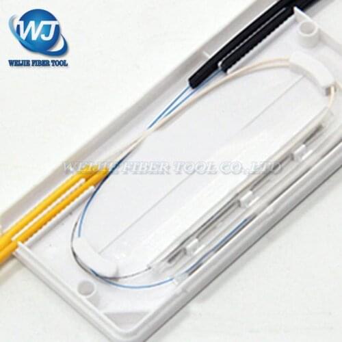 10 pcs Drop cable protection box Optical fiber Protection box heat shrink tubing to protect fiber splice tray 2 into 2 out