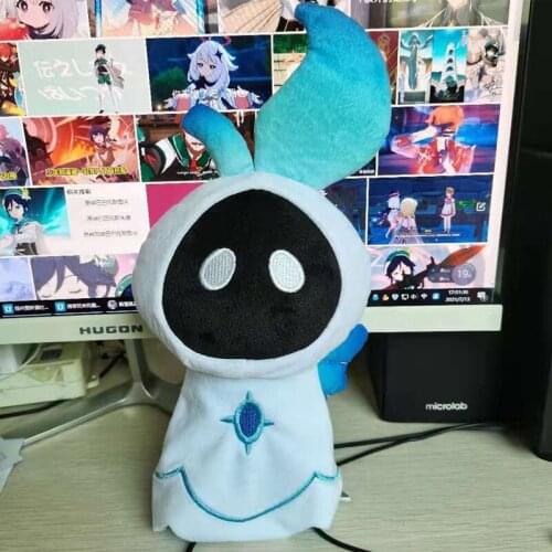 20cm Anime Genshin Impact Venti Barbatos Cute Plush Stuffed Doll Toys Cartoon Throw Pillow Decor Collection Cosplay Gift