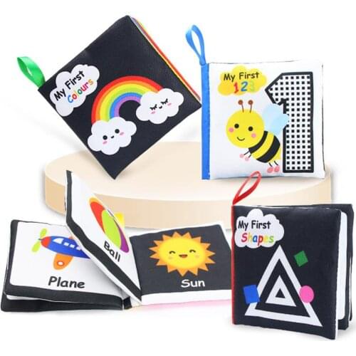 English Early Learning Baby Sound Paper Cloth Book Enlightenment Cognitive Toys