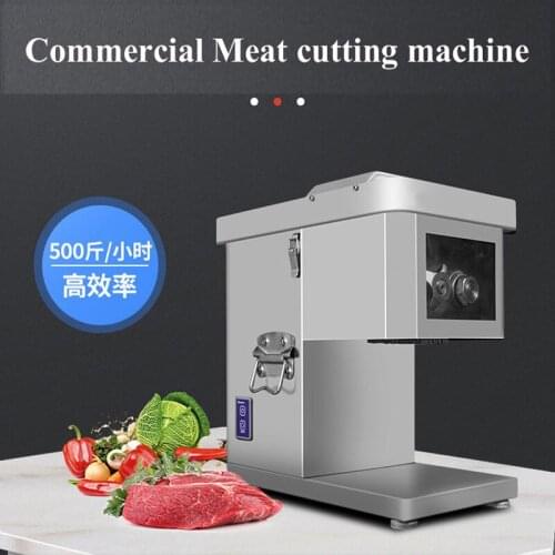 Automatic Electric Meat Vegetable Cutting Grinder Machine Meat Slicer Meat Cutter Block Meat Slicing Machine 220V/110V