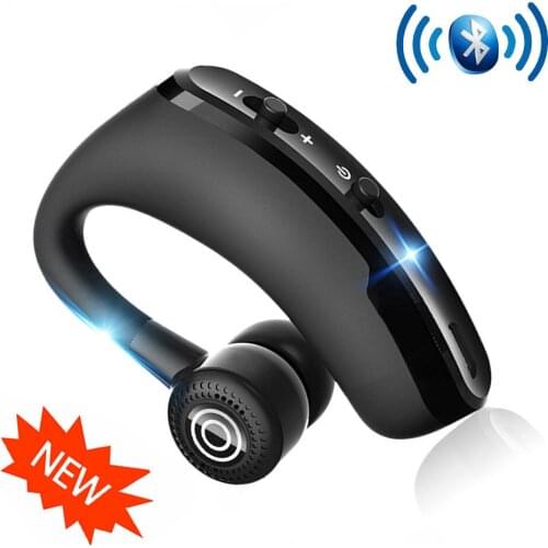 Handsfree Business V9 Bluetooth Headphone With Mic Voice Control Wireless Earphone Bluetooth Headset For Drive Noise Cancelling