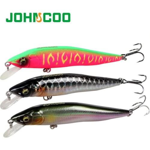 Minnow Wobbler Fishing Lures 100mm 10g Artificial Hard Bait Sinking Jerk Bass Pike Baits