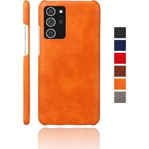 Slim Simplicity Vegan Leather Cover For Samsung Galaxy Note 20 Ultra S20 FE S21 Ultra S 10 E Lite 9 8 S9 S8 Plus A51 A71 5G Case