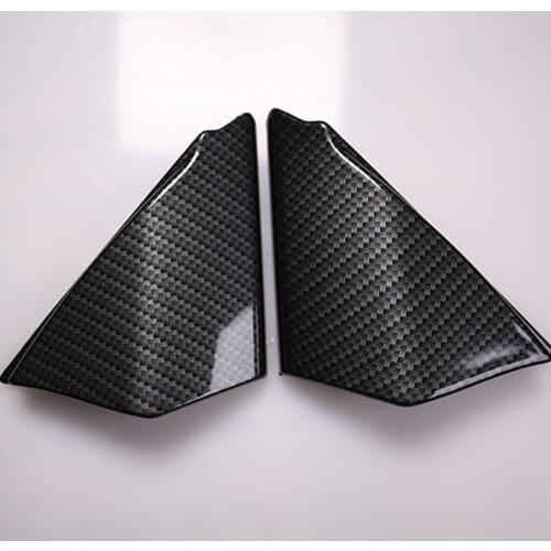 Imitation Carbon Car Door Decoraction Sticker For Renault Koleos Samsung QM5 QM6 2017 2018 2019 2020 2021 Interior Accessories