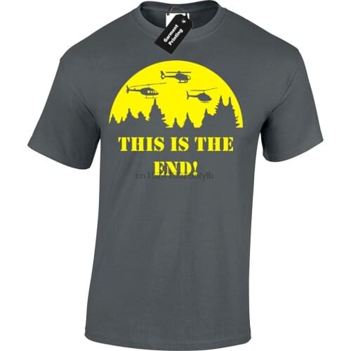 THIS IS THE END MENS T SHIRT FILM APOCALYPSE NOW VIETNAM WAR HELICOPTER ARMY