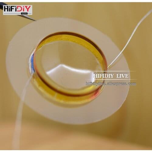HIFIDIY LIVE 1 inch 25.4mm 25.5mm Tweeters Voice Coil Transparent plastic hard Membrane Treble Speaker Repair accessories Parts