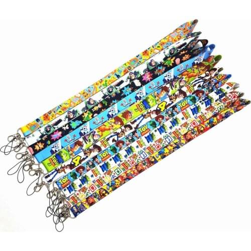 Toy Story 4 Buzz Lightyear Alien Woody Mobile Phone Lanyards Straps Sling Disney ID Card Holders Key DIY Accessories Gifts Decor