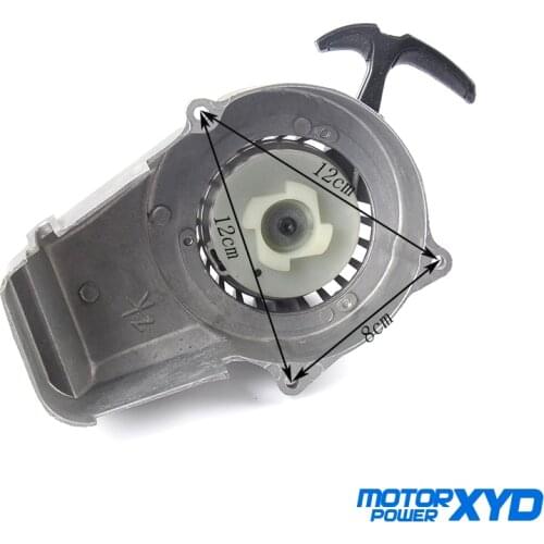 Mini moto Aluminum Easy Pull Starter Pull Start For 2 Stroke 47cc 49cc Engine Pocket Bike Dirt Bike ATV Quad Scooter