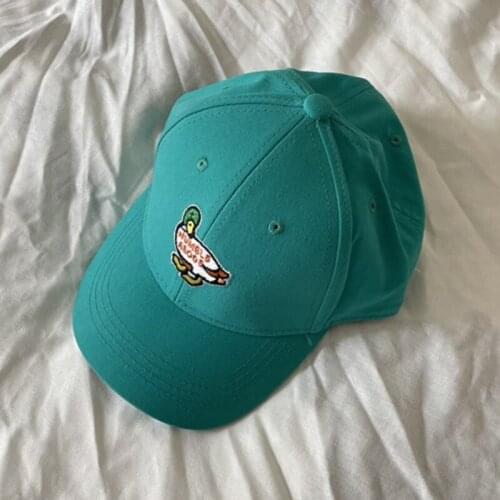 Summer Sun Hat Childrens Cute Cap Boys And Girls INS Embroidered Net Red Duck Baseball Cap