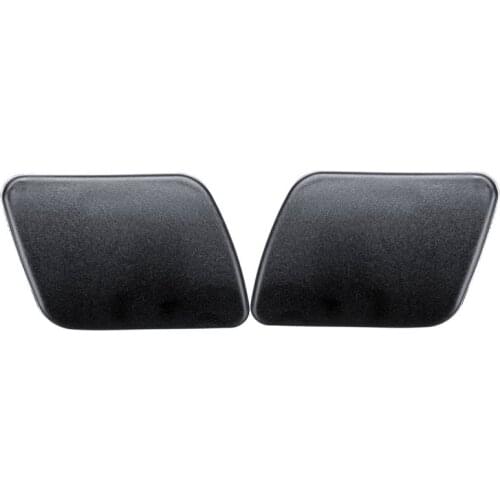 Left+Right Front Headlight Washer Sprayer Cover Cap L R Black Color for Golf 4 IV Mk4 1998-2006