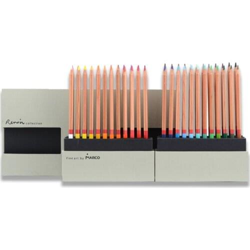 MARCO Professional art Renoir 48 color oily color pencil selection gift set 3100