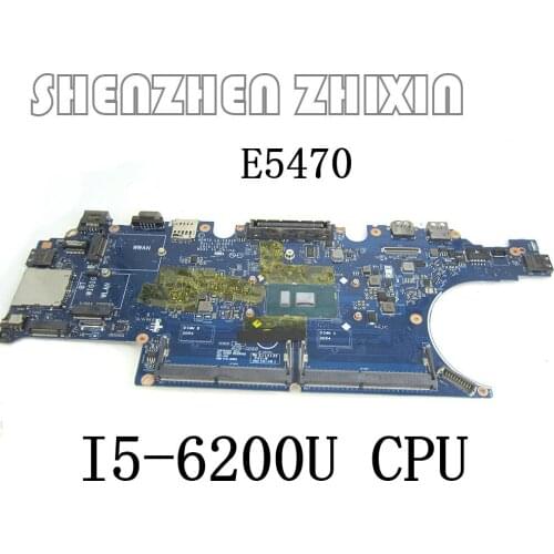 For DELL Latitude E5470 Laptop Motherboard I5-6200U CPU LA-C631P CN-0C0NC4 0C0NC4 C0NC4 Mainboard Test Good