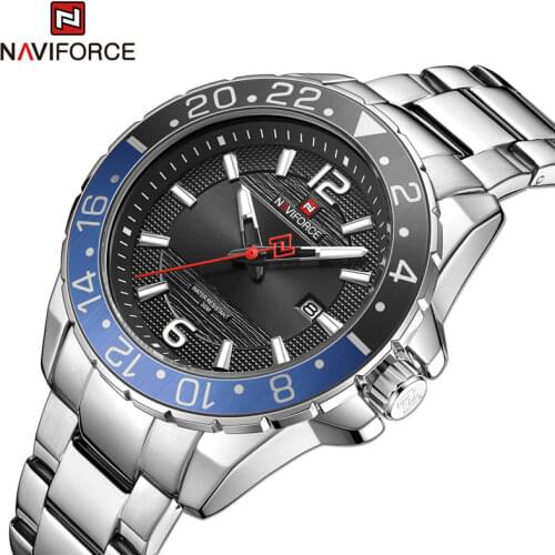 NAVIFORCE Watches Top Brand Luxury For mens Waterproof Business Modern Relogio Masculino Stainless Steel