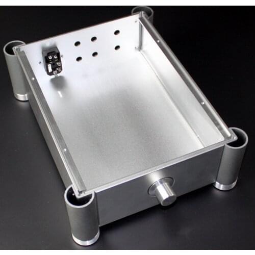 NEW arrive YJ WA26 amp chassis aluminum amplifier enclosure aluminum tube amplifier chassis With cooling hole aluminium chassis