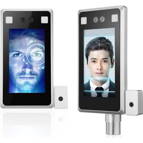 Temperature measurement detection face recognition access control device terminal