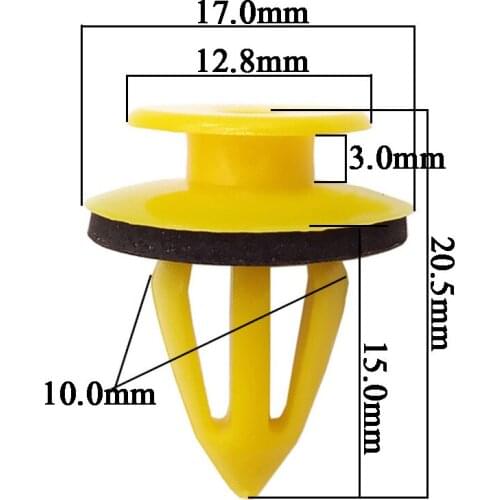 500 PCS Plastic Trunk Screw Rivets Set Car Bumper Fender Suitable for Golf Auto Fastener Clips Expansion Screw Door Panel Buckle