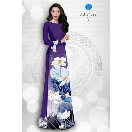 Tailored aodai vietnam clothing cheongsam aodai vietnam dress vietnamese traditionally dress lotus cheongsam dress 2 pcs