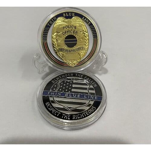 Devil Dog U.S Marine Cops Badge Commemorative Coin Commemorative Gold Coin Collection Hot Spot Paint Badge Medal Challenge Coin