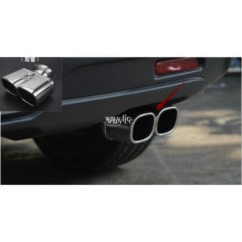 High quality stainless steel car mufflers,Exhaust pipe outlet decoration,silencer for Suzuki Vitara 2016-2018,S-cross 2014-2018