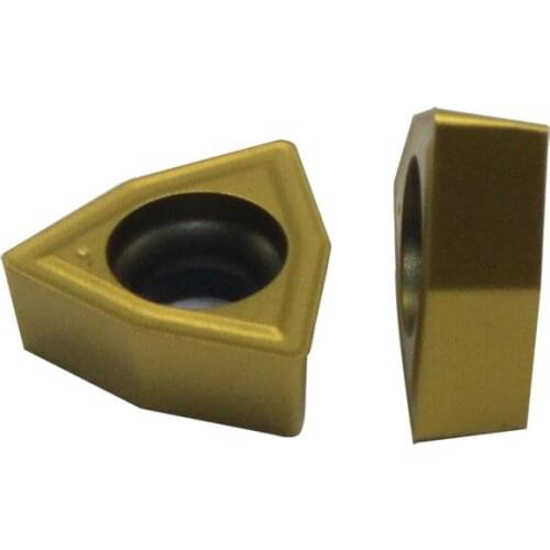 WS5131 WCMX030204 10PCS U drill carbide inserts drilling cutter high quality WCMX030204 CNC Turning Tool Blade Carbide Blade