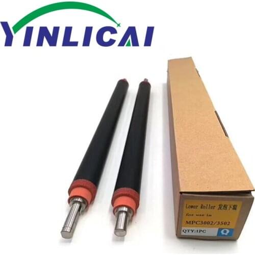 1PC Lower fuser roller For Ricoh MPC 3002 3502 4502 MPC3002 MPC3502 MPC4502 MPC5502 pressure sleeved roller D144-4057 D1444057