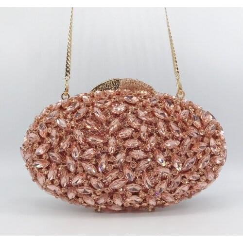 18x11CM A Hollow Metal Diamond Dinner Bag Women Banquet Dress Hand Bag a6782