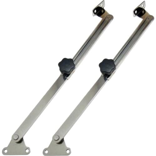 2 Pcs Boat Hatch Adjusters 316 Stainless Steel Hatch Adjuster 8-14 inch for Marine Yacht Boat Accessories Marine